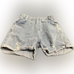 Denim Blue Kids Shorts
